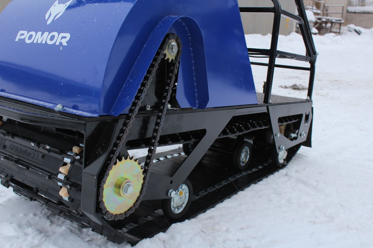 Купить Мотобуксировщик POMOR M-500 К-15 Pro в Москве фото3