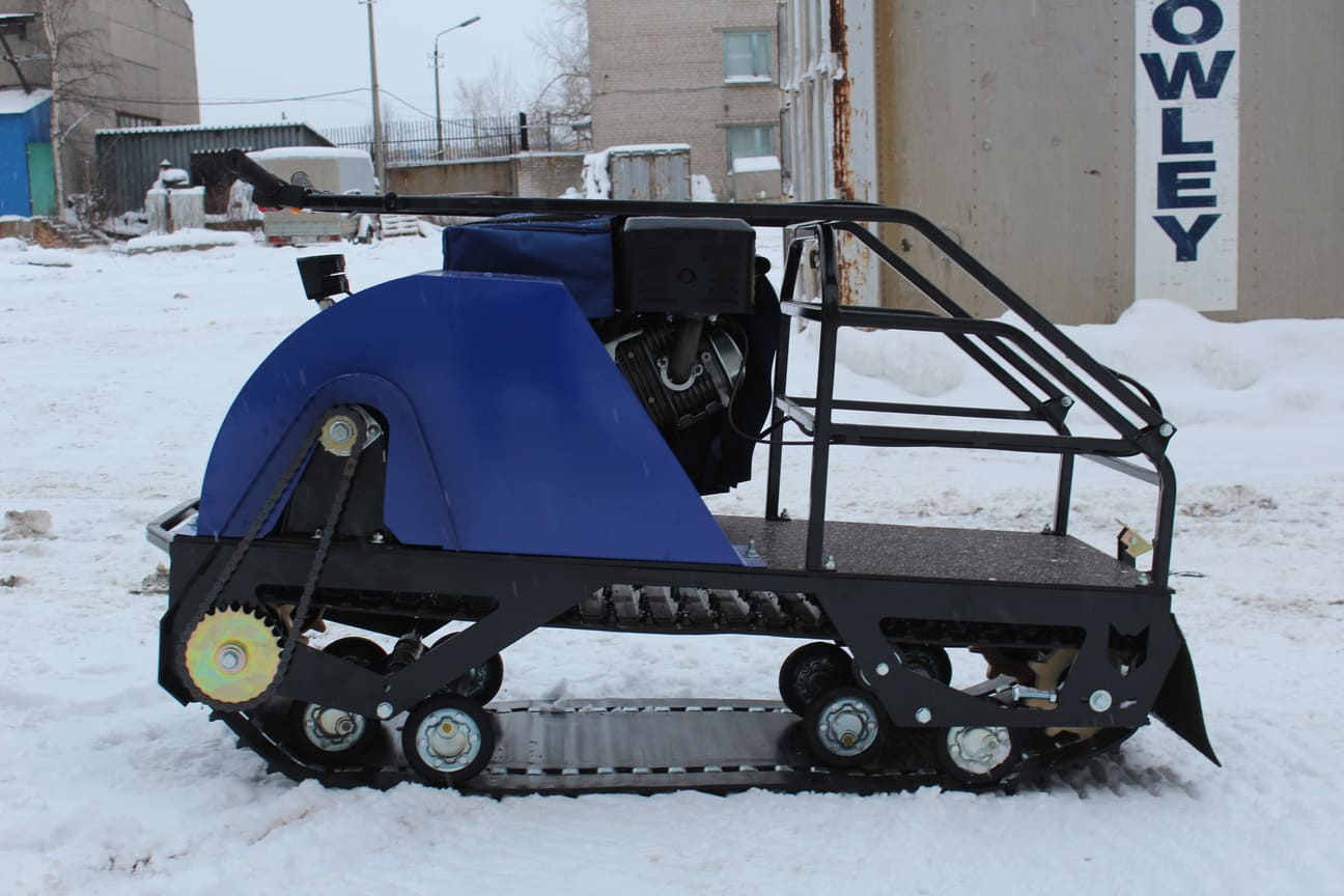 Купить Мотобуксировщик POMOR M-500 К-9 Pro в Москве фото4