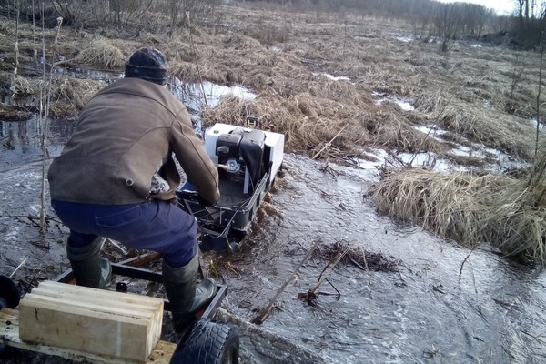 Купить Мотобуксировщик ВЕПС "Юнга" 6.5 л.с. в Москве фото5