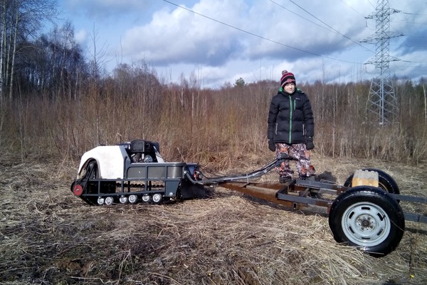 Купить Мотобуксировщик ВЕПС "Юнга" 8.5 л.с. в Москве фото4