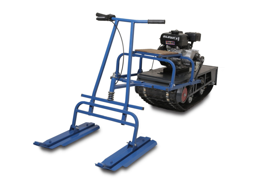 Купить Мотобуксировщик ВЕПС «Рикша» с лыжным модулем 6.5 л.с. в Москве