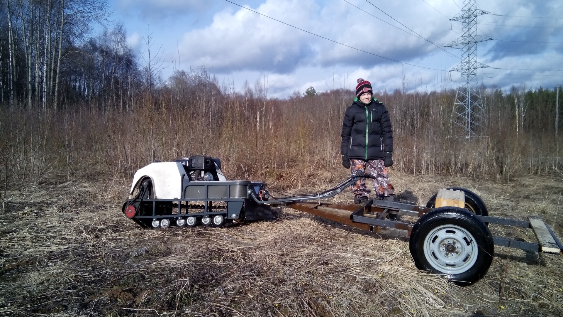 Купить Мотобуксировщик ВЕПС «Торос» 15 л.с. в Москве фото2