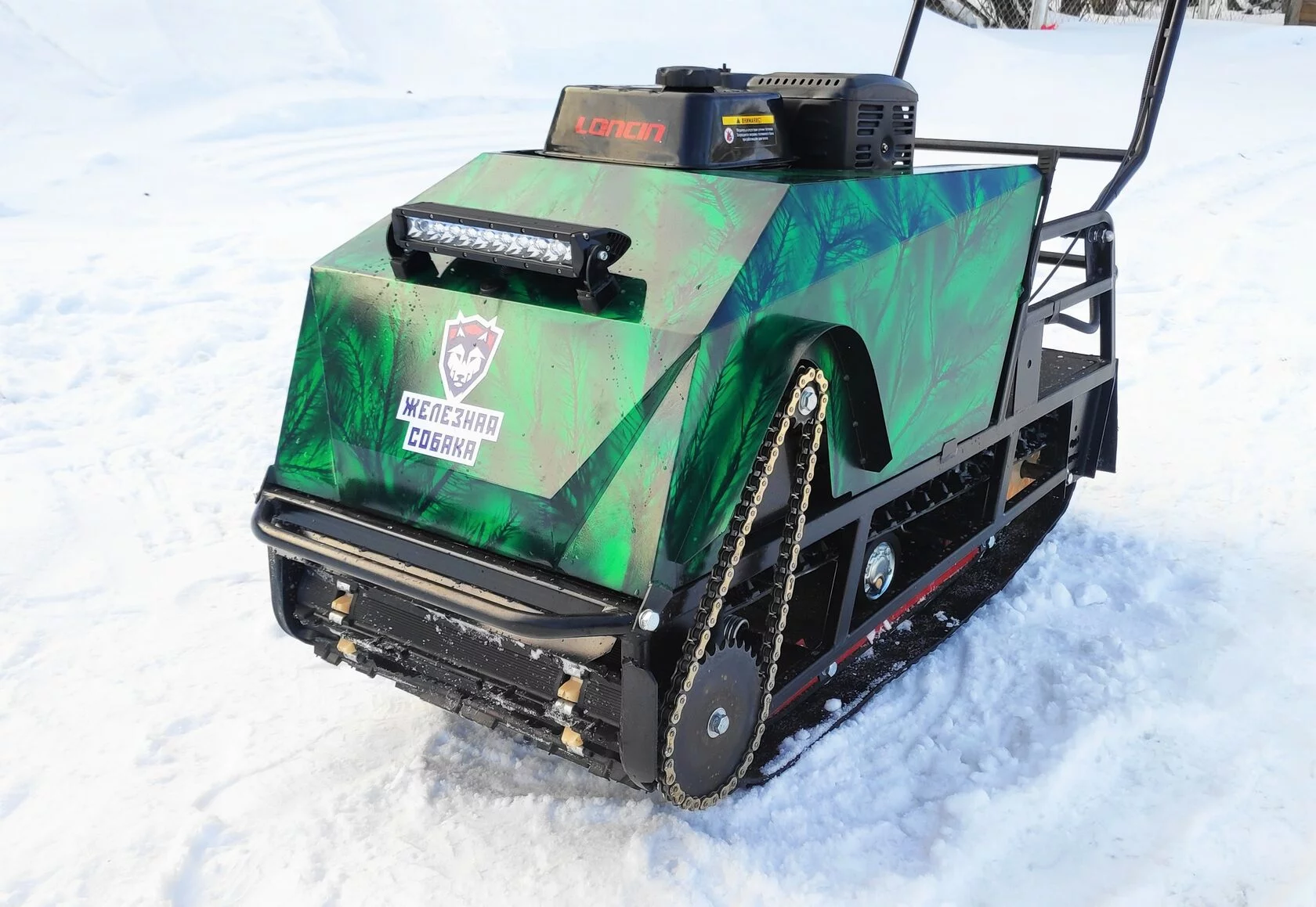 Купить Мотобуксировщик ЖЕЛЕЗНАЯ СОБАКА M500 15 л.с в Москве фото2