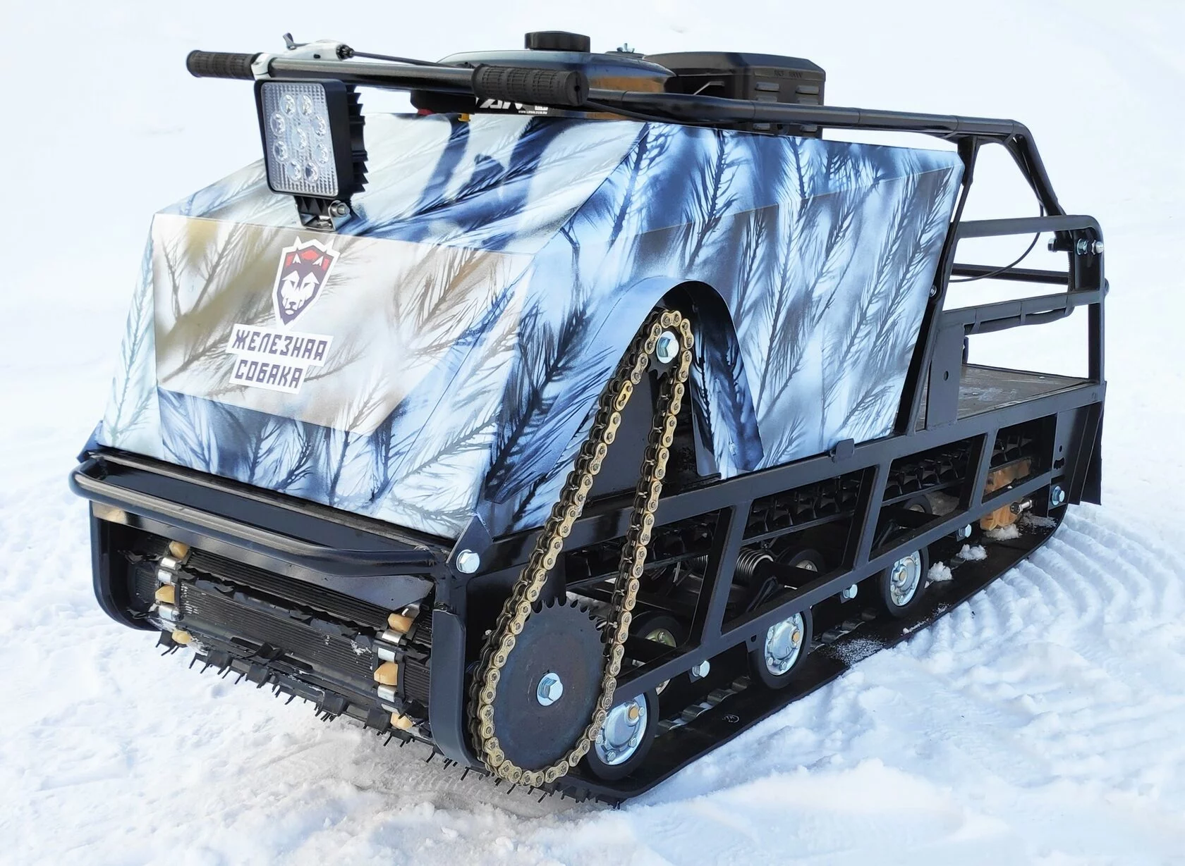 Купить Мотобуксировщик ЖЕЛЕЗНАЯ СОБАКА M500 15 л.с в Москве фото7