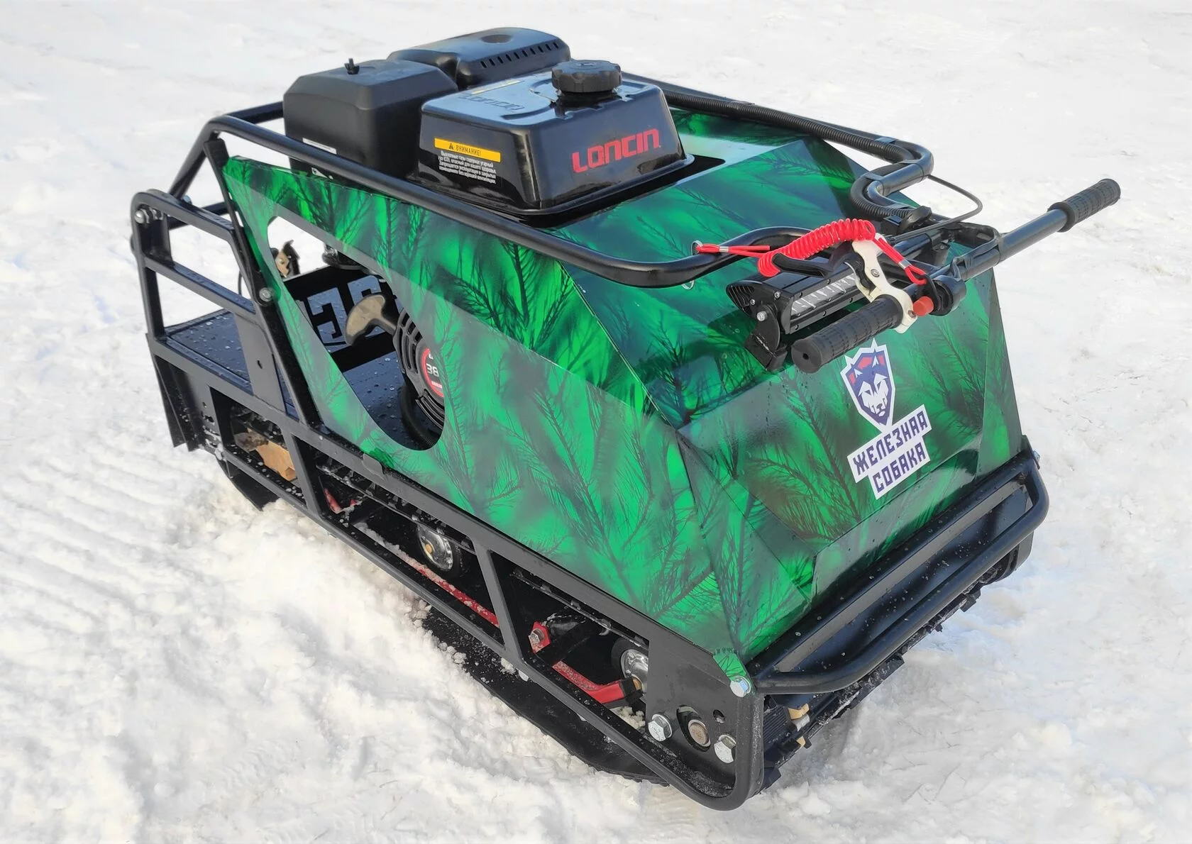 Купить Мотобуксировщик ЖЕЛЕЗНАЯ СОБАКА M500 20 л.с в Москве фото4