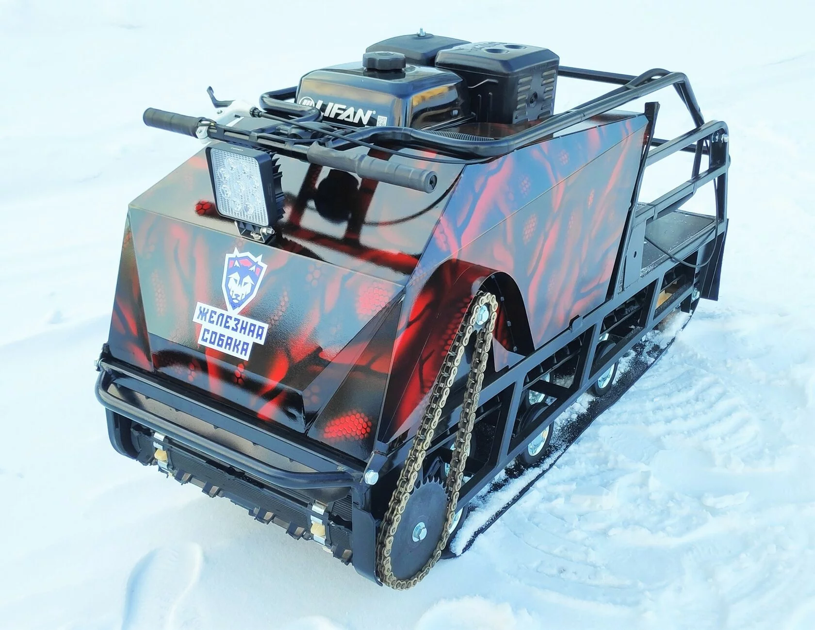 Купить Мотобуксировщик ЖЕЛЕЗНАЯ СОБАКА M500 20 л.с в Москве фото7