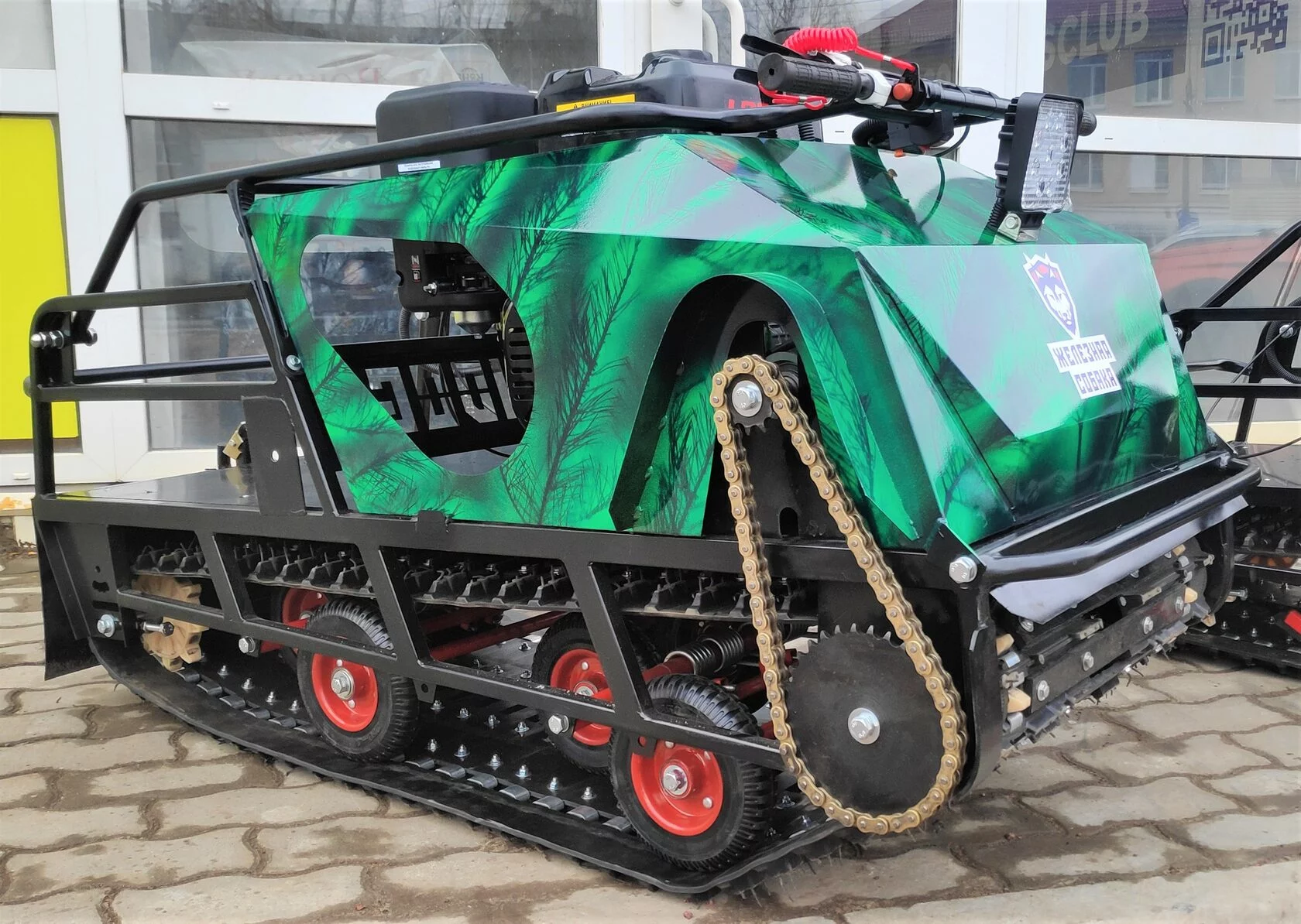 Купить Мотобуксировщик ЖЕЛЕЗНАЯ СОБАКА M600 15 л.с в Москве фото4