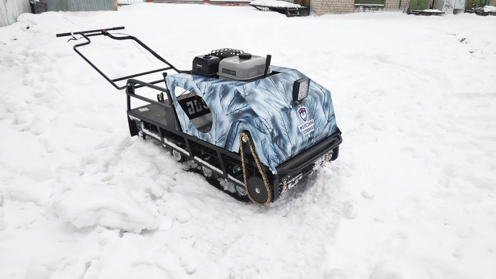 Купить Мотобуксировщик ЖЕЛЕЗНАЯ СОБАКА M600 20 л.с в Москве фото2