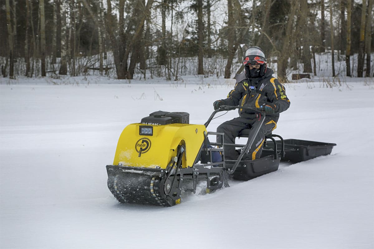 Купить Мотобуксировщик РЫБАК PKD. PSD 13 л.с. (длинная база 1430мм) в Москве фото19