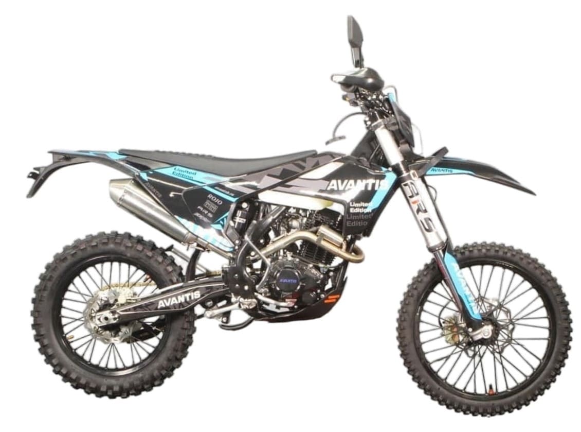 Купить Мотоцикл кроссовый эндуро AVANTIS 250 Carb Nibbi Exclusive (CB250-F/172FMM Design HS черный) ARS с ПТС в Москве
