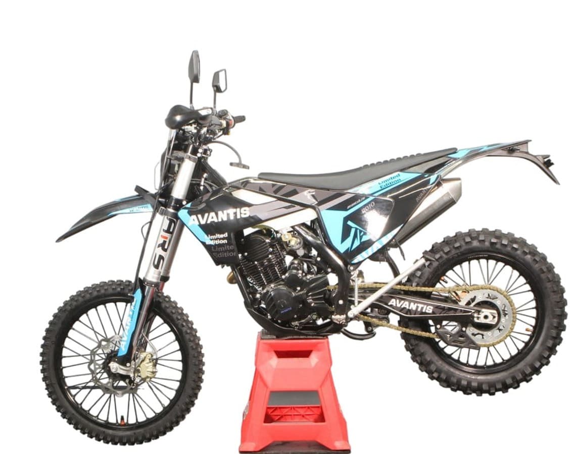 Купить Мотоцикл кроссовый эндуро AVANTIS 250 Carb Nibbi Exclusive (CB250-F/172FMM Design HS черный) ARS с ПТС в Москве фото2