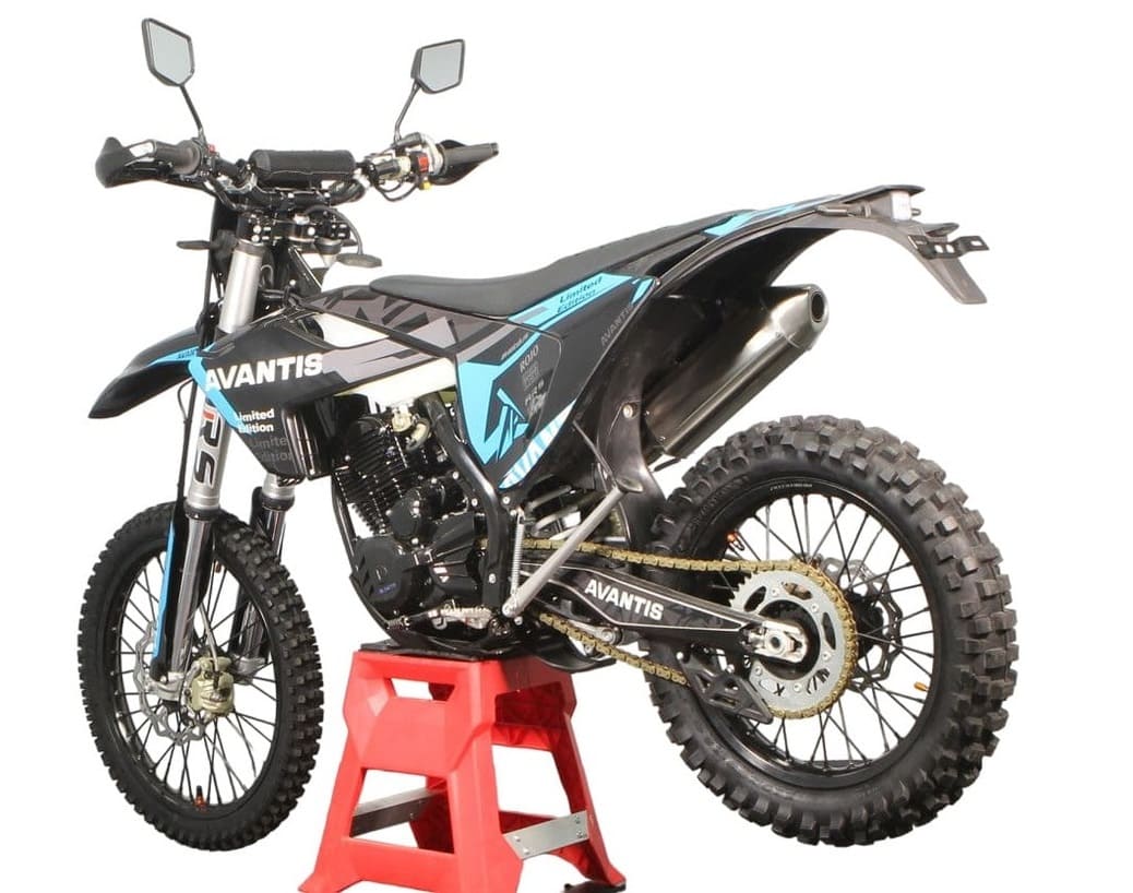 Купить Мотоцикл кроссовый эндуро AVANTIS 250 Carb Nibbi Exclusive (CB250-F/172FMM Design HS черный) ARS с ПТС в Москве фото6