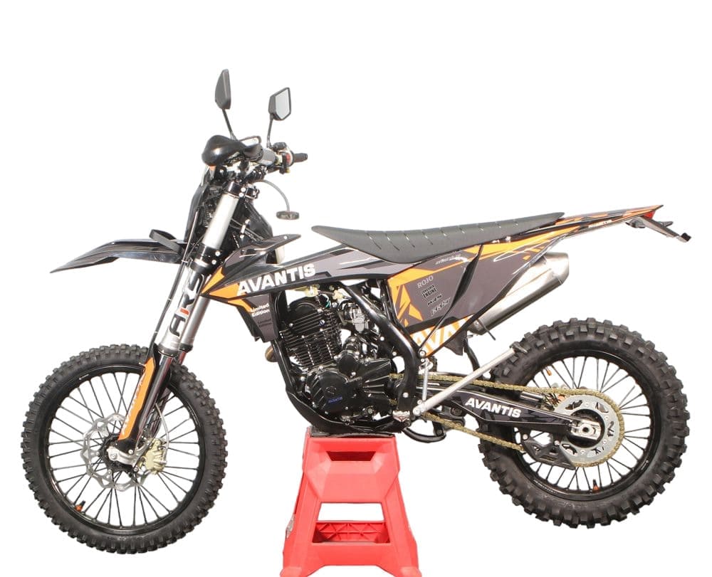 Купить Мотоцикл кроссовый эндуро AVANTIS 250 Carb Nibbi Exclusive (CB250-F/172FMM Design KTM черный) ARS с ПТС в Москве фото14