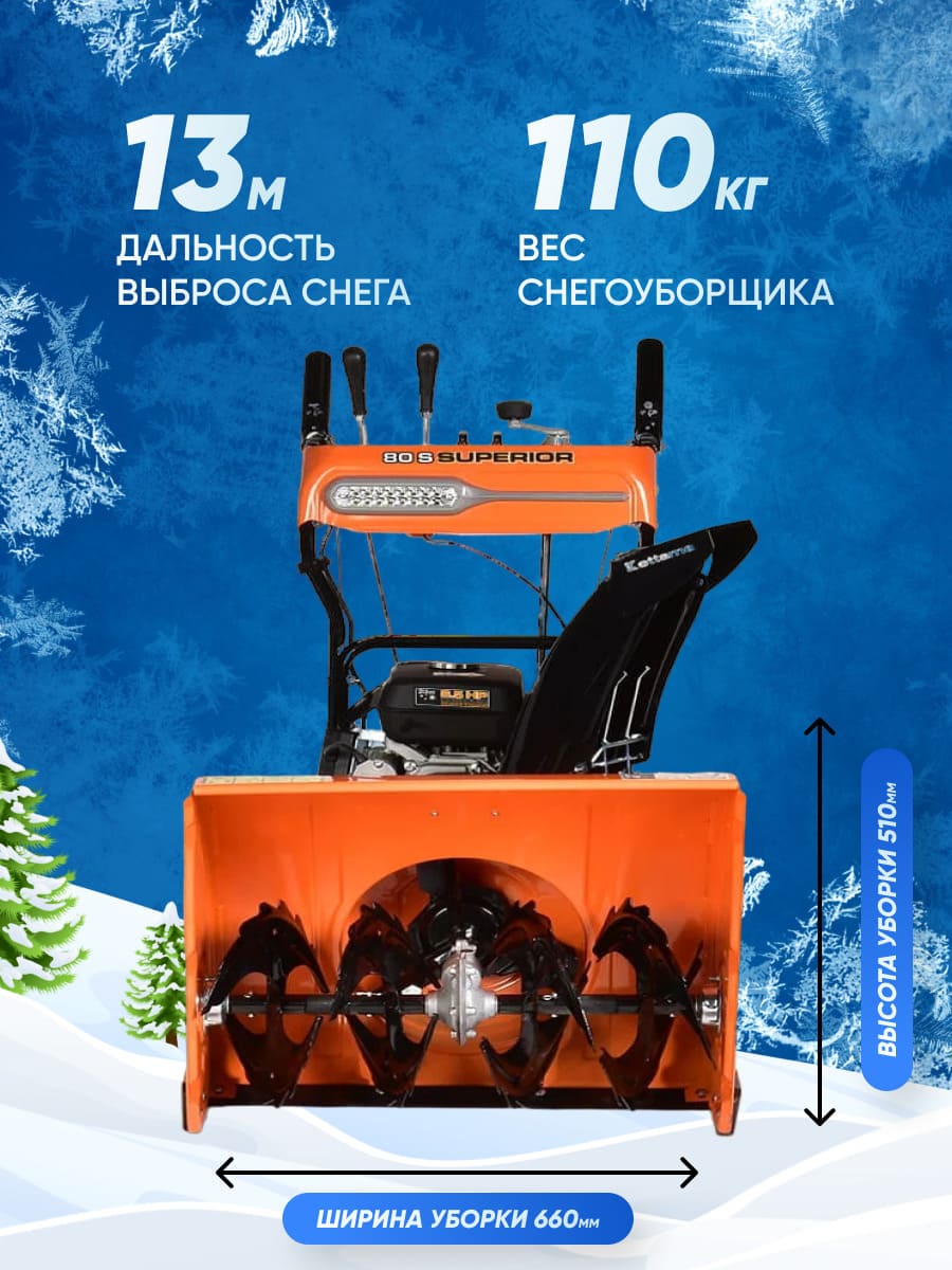 Купить Снегоуборщик KETTAMA 80 S Superior в Москве фото16