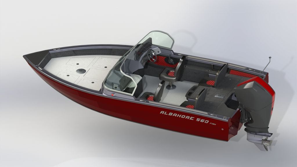 Купить Катер-лодка алюминиевая ALBAKORE 560 Fish в Москве фото2