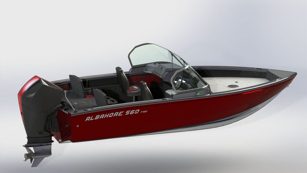 Купить Катер-лодка алюминиевая ALBAKORE 560 Fish в Москве фото4