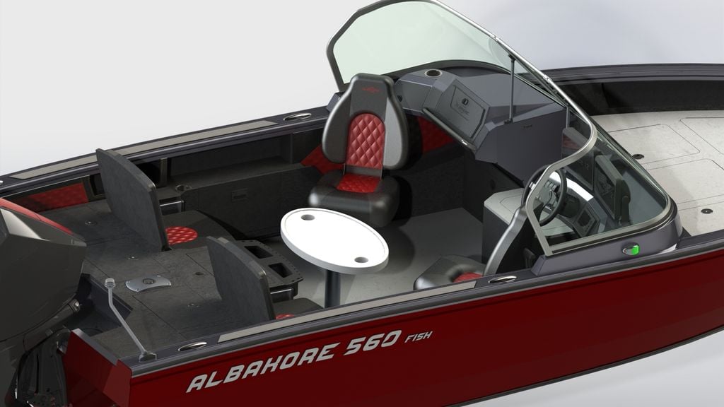 Купить Катер-лодка алюминиевая ALBAKORE 560 Fish в Москве фото5