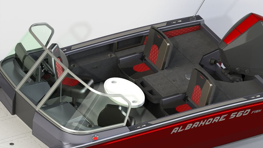 Купить Катер-лодка алюминиевая ALBAKORE 560 Fish в Москве фото6