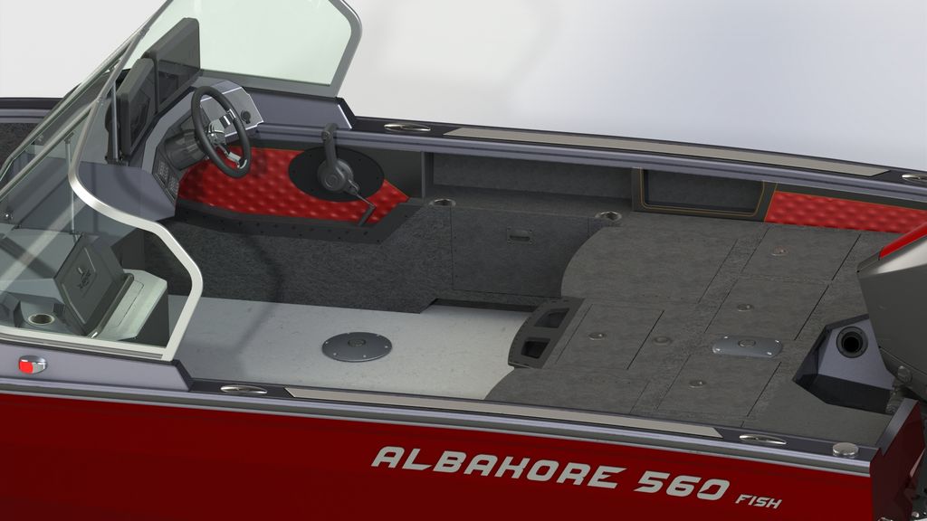 Купить Катер-лодка алюминиевая ALBAKORE 560 Fish в Москве фото7