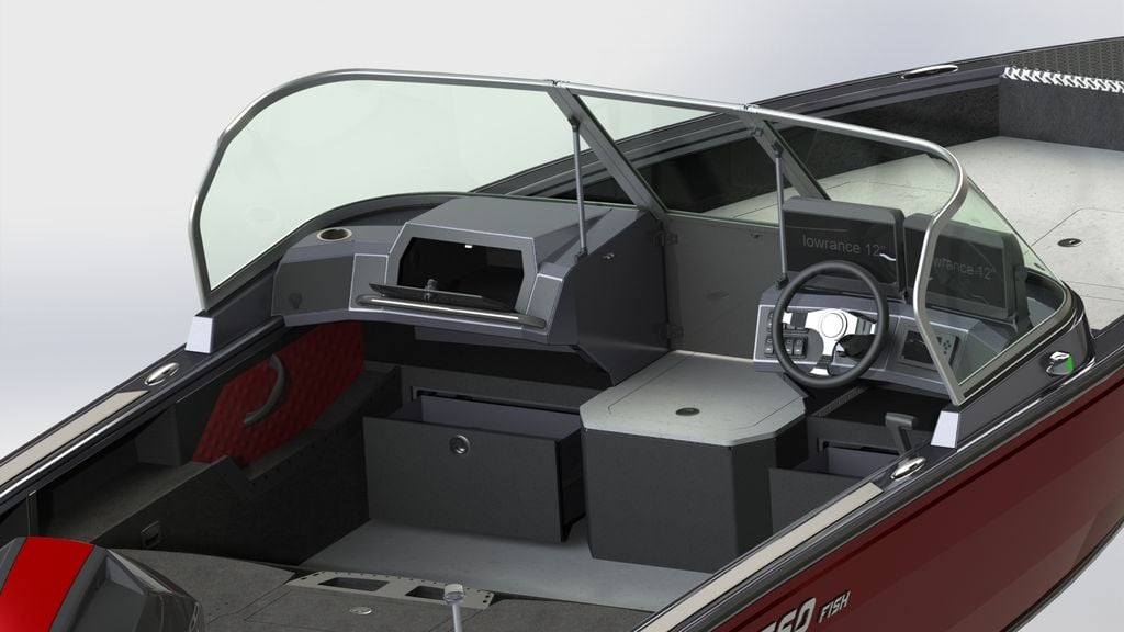 Купить Катер-лодка алюминиевая ALBAKORE 560 Fish в Москве фото8