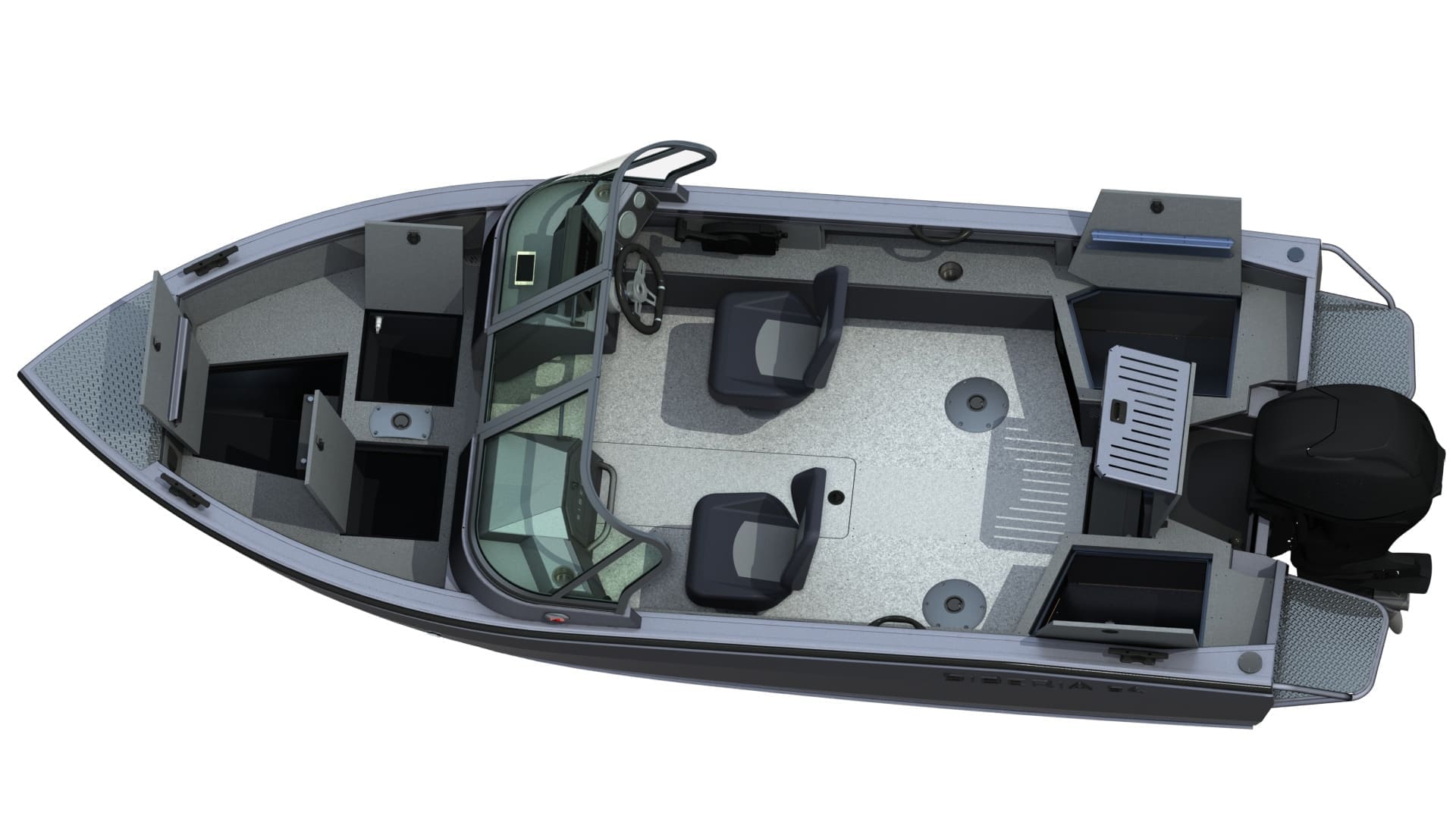 Купить Катер-лодка алюминиевая SIBERIA S4 (mod 2) в Краснодаре фото2