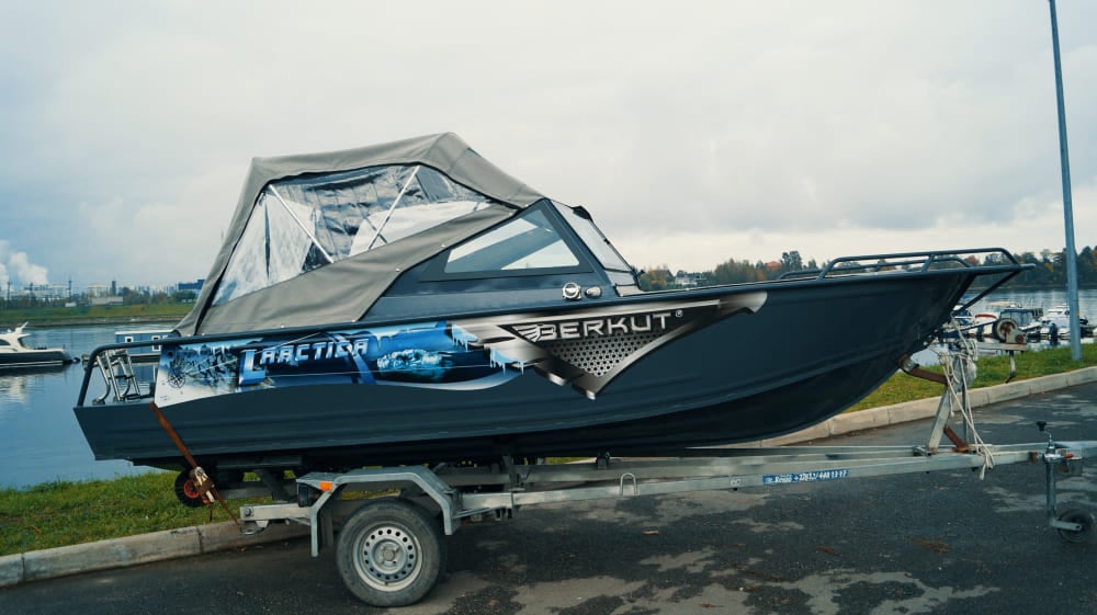 Купить Катер-лодка алюминиевая БЕРКУТ L-Arctica в Москве фото3