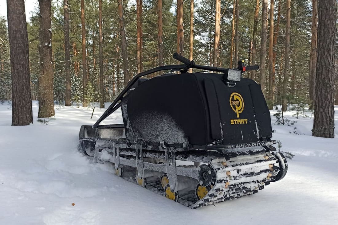 Купить Мотобуксировщик РЫБАК СТАРТ Lifan 15 л.с (тканный капот) в Москве фото3