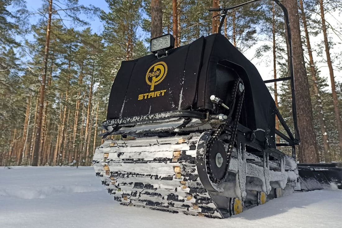 Купить Мотобуксировщик РЫБАК СТАРТ Lifan 15 л.с (тканный капот) в Москве фото6