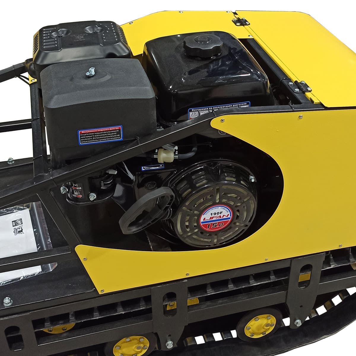 Купить Мотобуксировщик РЫБАК СТАРТ Lifan 15 л.с. (металлический капот) в Москве фото6
