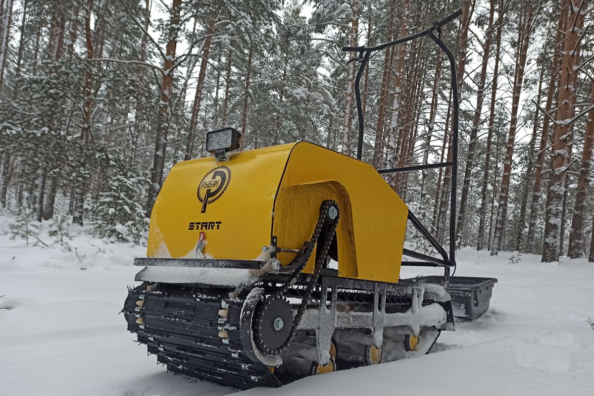 Купить Мотобуксировщик РЫБАК СТАРТ Lifan 15 л.с. (металлический капот) в Москве фото8