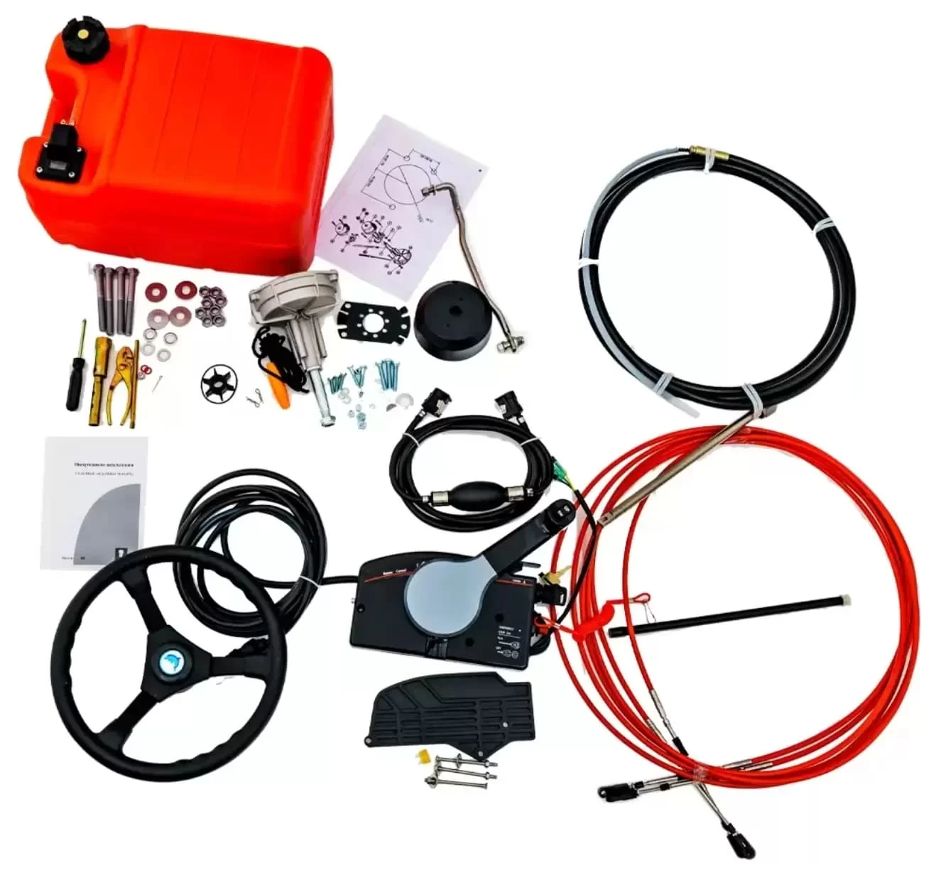 Купить 2х-тактный лодочный мотор REEF RIDER RR40FFEL-T в Москве фото2