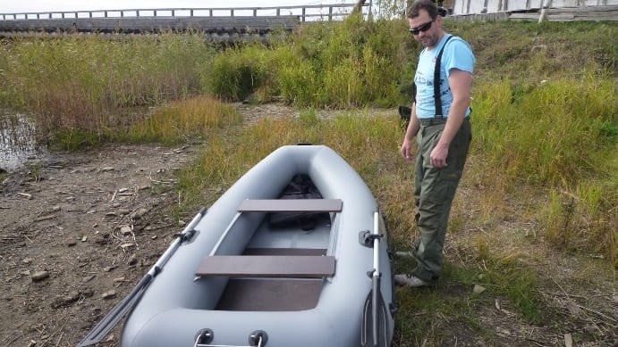 Купить Гребная лодка ПВХ АДМИРАЛ 300 в Москве фото8