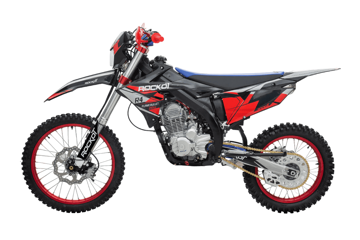 Купить Мотоцикл кроссовый эндуро ROCKOT R4 Flame Bullet в Москве фото2