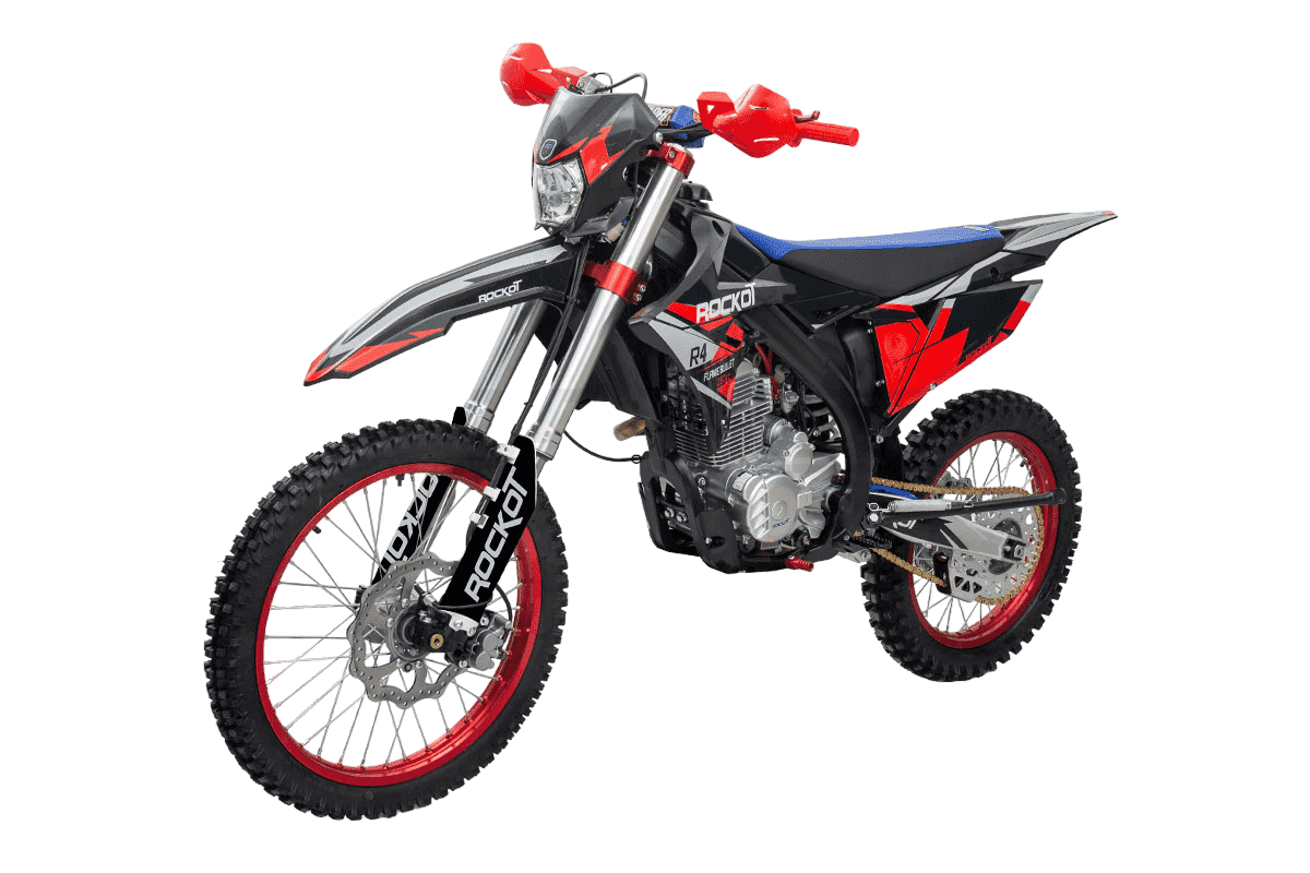 Купить Мотоцикл кроссовый эндуро ROCKOT R4 Flame Bullet в Москве фото3