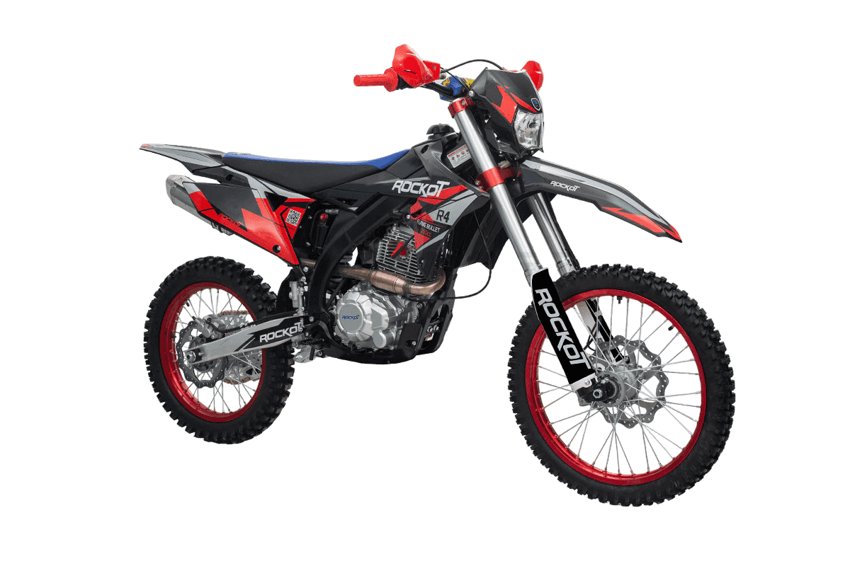 Купить Мотоцикл кроссовый эндуро ROCKOT R4 Flame Bullet в Москве фото4