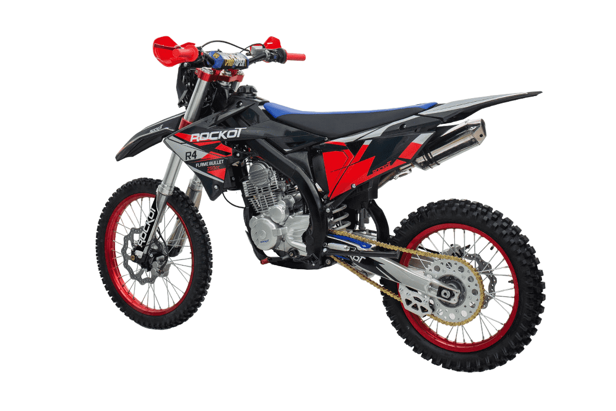 Купить Мотоцикл кроссовый эндуро ROCKOT R4 Flame Bullet в Москве фото5
