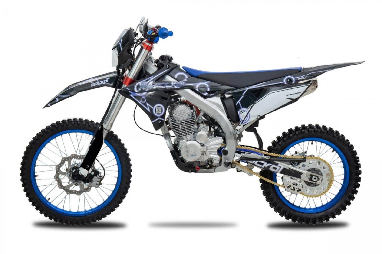 Купить Мотоцикл кроссовый эндуро ROCKOT R4-250 Blue Trone 21/18 172FMM (2021 г.) в Москве фото2