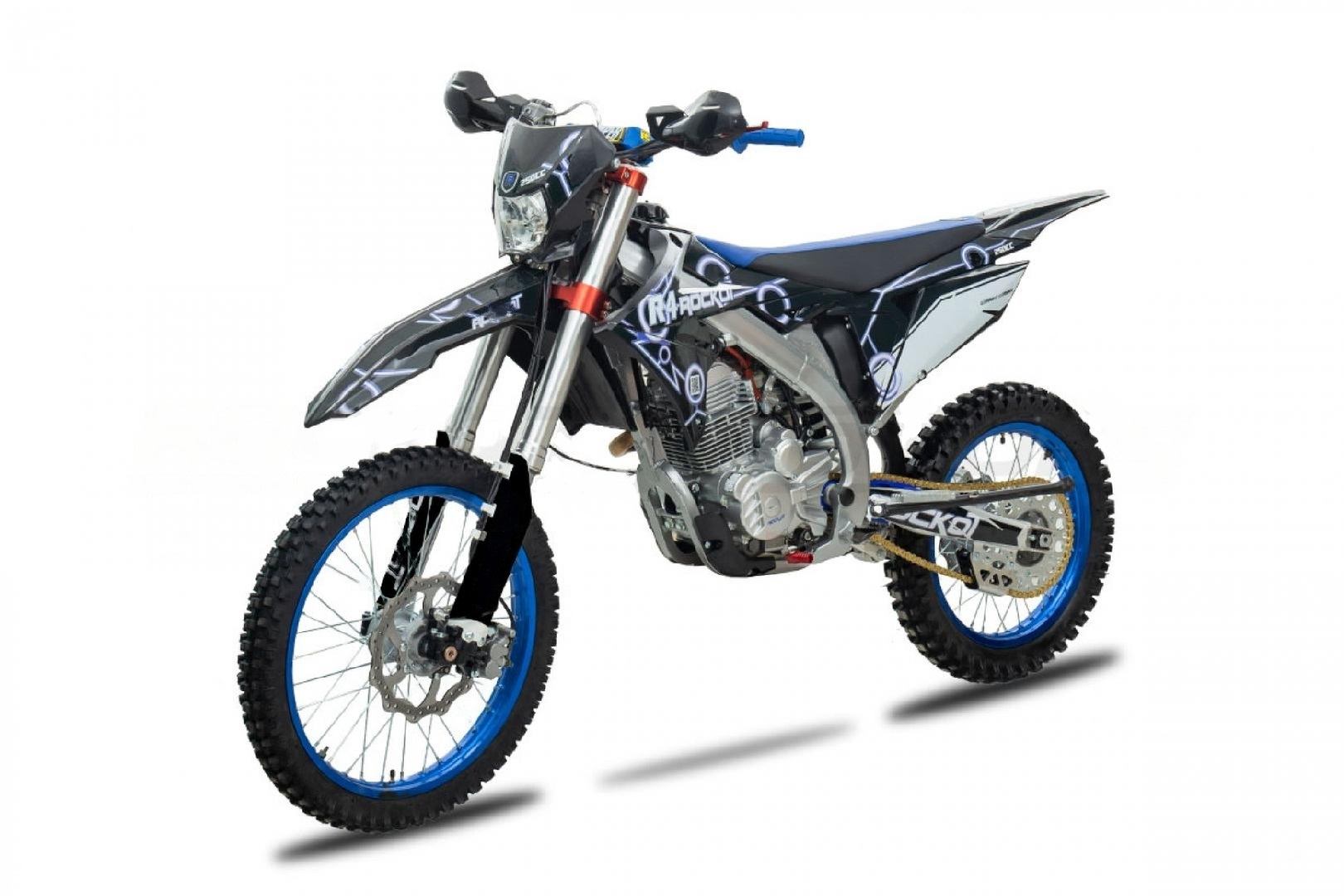 Купить Мотоцикл кроссовый эндуро ROCKOT R4-250 Blue Trone 21/18 172FMM (2021 г.) в Москве фото3