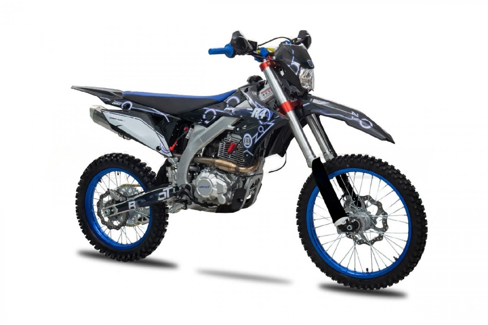 Купить Мотоцикл кроссовый эндуро ROCKOT R4-250 Blue Trone 21/18 172FMM (2021 г.) в Москве фото4