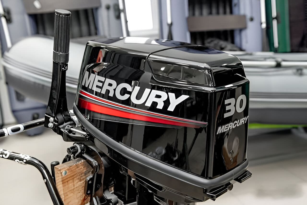 Купить 2х-тактный лодочный мотор MERCURY ME 30 MH Б/У в Москве