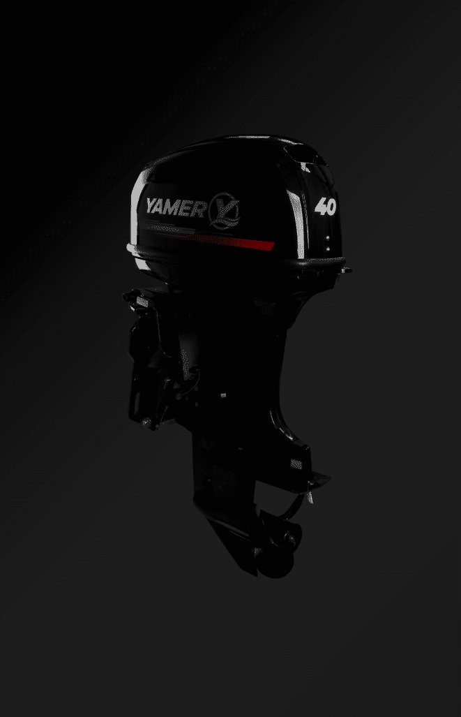Купить 2х-тактный лодочный мотор YAMER 40 FFES-T в Москве фото3