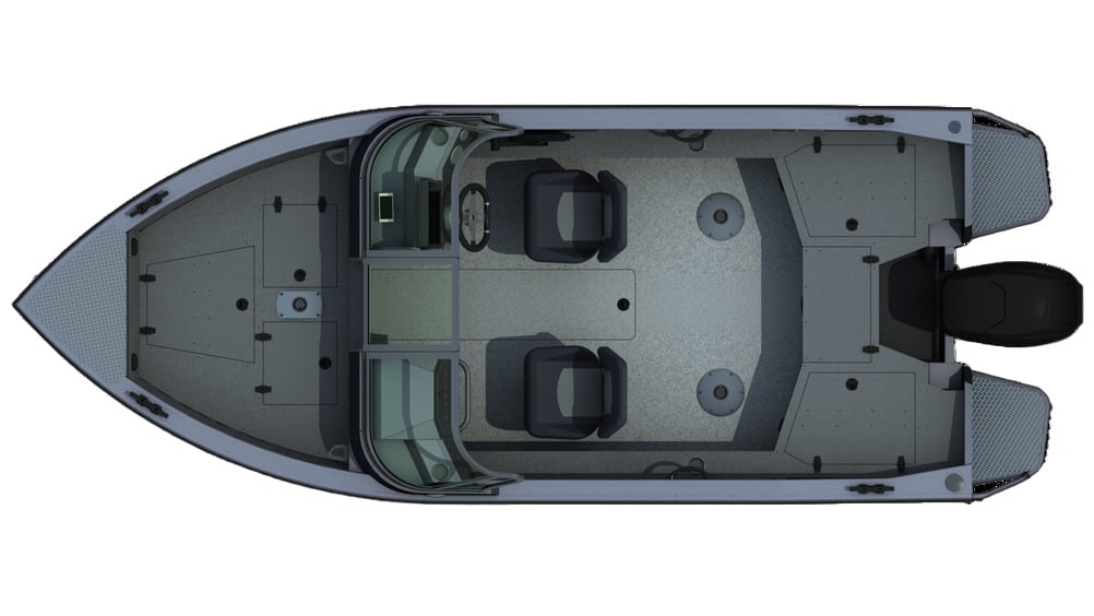 Купить Катер-лодка алюминиевая SIBERIA S4 (one) в Москве фото2
