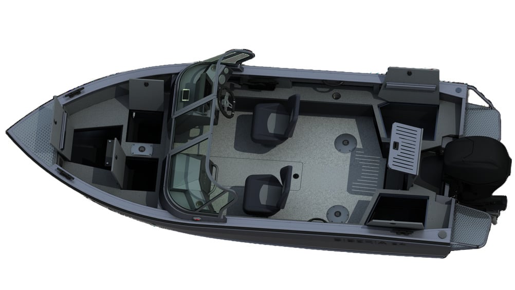 Купить Катер-лодка алюминиевая SIBERIA S4 (one) в Москве фото3