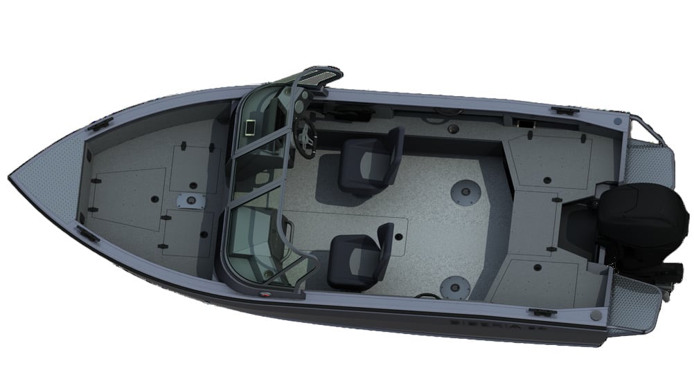 Купить Катер-лодка алюминиевая SIBERIA S4 (one) в Москве фото4