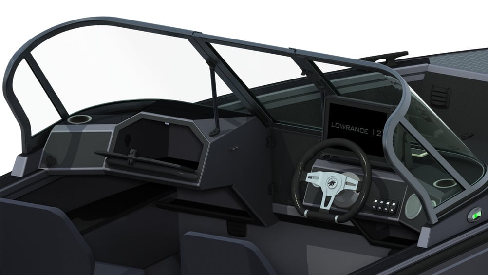 Купить Катер-лодка алюминиевая SIBERIA S4 (one) в Москве фото7