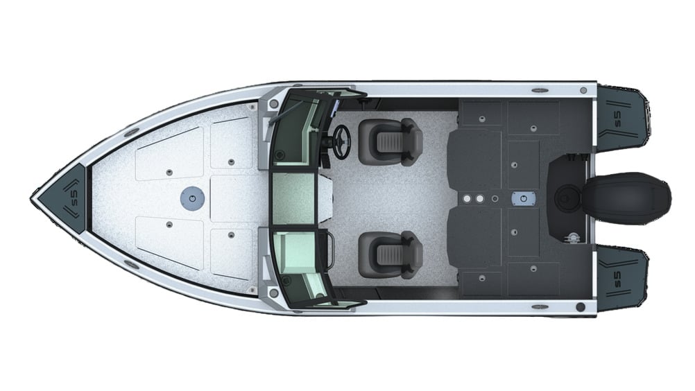 Купить Катер-лодка алюминиевая SIBERIA S5 (mod 1) в Москве