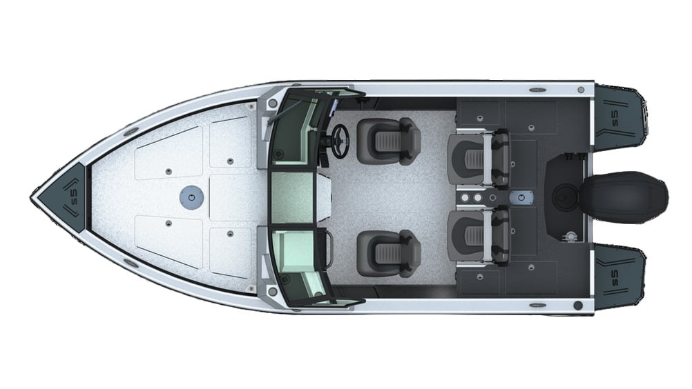 Купить Катер-лодка алюминиевая SIBERIA S5 (mod 1) в Москве фото2