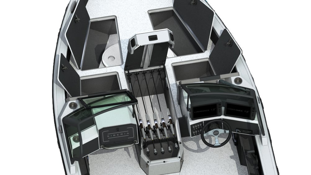 Купить Катер-лодка алюминиевая SIBERIA S5 (mod 1) в Москве фото4