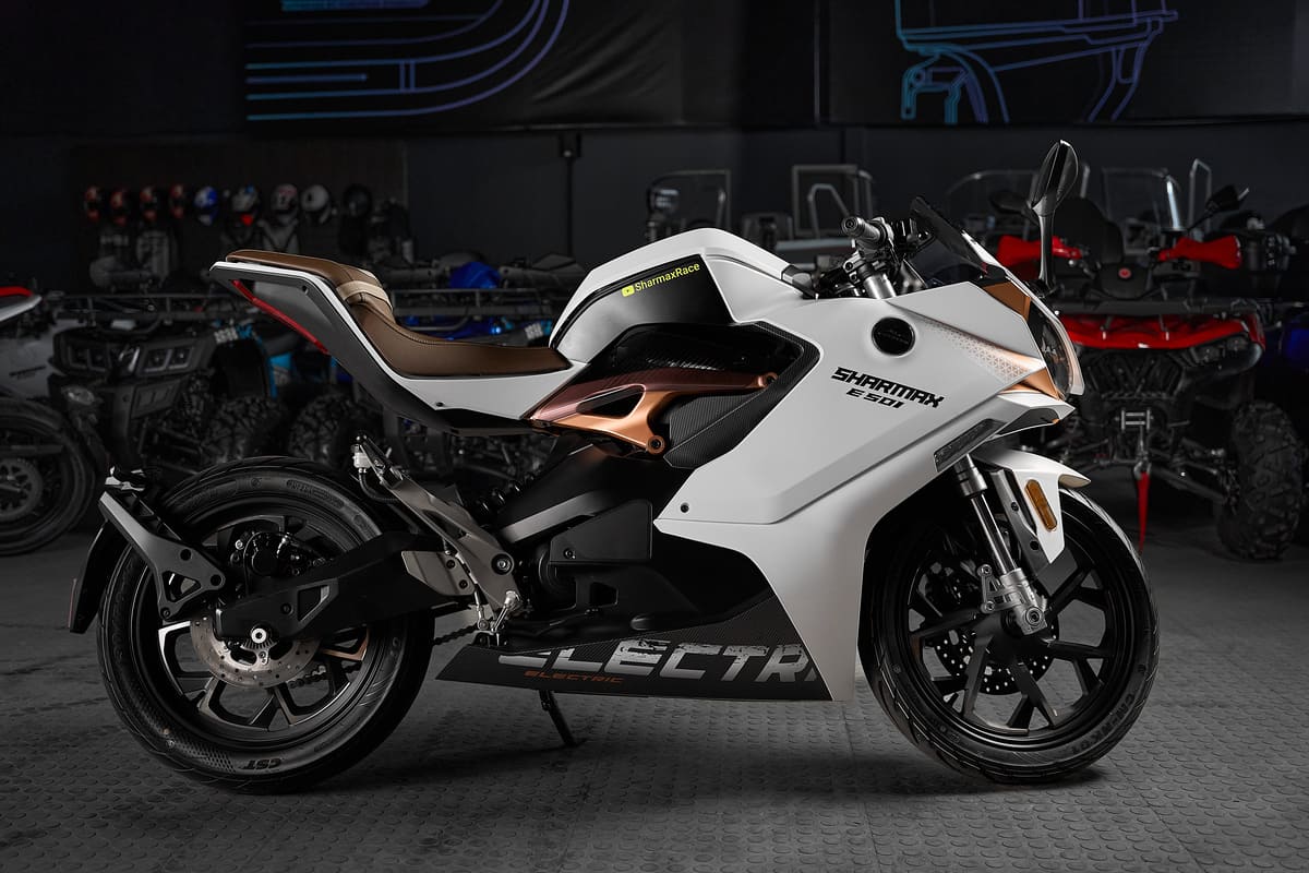 Купить Электромотоцикл SHARMAX E-GP501 (72V/90Аh) в Москве фото30