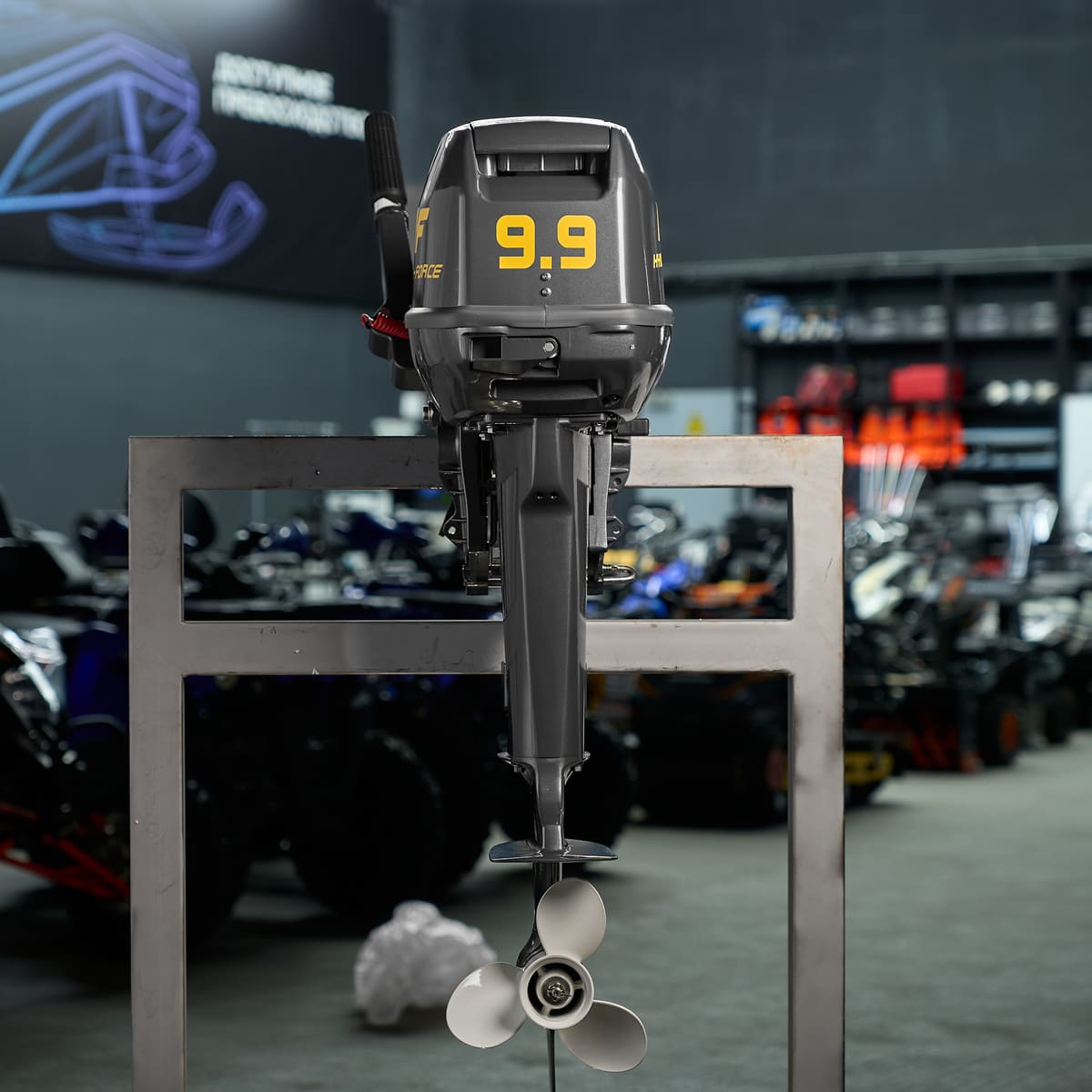 Купить 2х-тактный лодочный мотор HYDRO FORCE M 9.9 FHS в Москве фото14